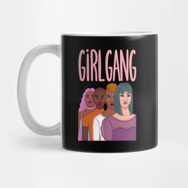 Girl Gang by @isedrawing